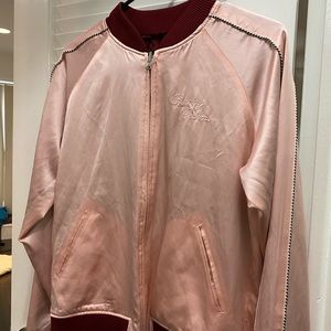Reversible Silk Velvet Bomber jacket